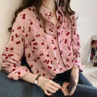 ราคา เสื้อเชิ้ตลายเชอร์รี่ สาวอวบ น่ารัก แฟชั่นเกาหลี ส่งไว (21382938774)