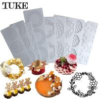 ราคา แม่พิมพ์ลายลูกไม้สำหรับขนมขอบซิลิโคนน้ำตาลประดิษฐ์แผ่นเครื่องมือตกแต่งลายใบไม้ช็อคโกแลตแผ่นรองแต่งหน้าเค้ก (17097735838)