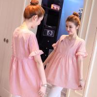 ราคา เสื้อยืดคนท้องแขนสั้นสีสันสดใส เสื้อยืดผ้าฝ้ายคุณแม่ เสื้อคนท้องใส่ทำงาน แฟชั่นเกาหลี (18194822066)