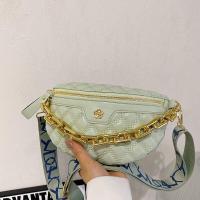 ราคา กระเป๋าคาด อก คาดเอว งานหนังสวย สายโซ่ทอง ใหม่ 1245 (16281032328)