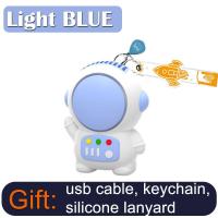 ราคา USB Rechargeable MINI Handheld Fan Outdoor travel Portable Wireless fan Mute bladeless fan Gift Cute Astronaut Kids Student Fan (16900316514)