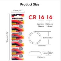ราคา ของแท้ CR2032 ถ่านกระดุม Panasonic รุ่น CR2032 CR2025 CR2016 CR1632 CR1620 CR1616 CR1220 3V Lithium Battery พร้อมส่ง 1 Pack มี 5 pcs (21510535139)