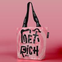 ราคา ส่งจากไทย กระเป๋ากระสอบ กันน้ำ ใส่ของได้เยอะ ลายสายรุ้ง กระเป๋าสะพายใหล่ แบบกระดุม ถุงช้อปปิ้ง ลวดลายเยอะ ถุงอิเกีย (21547106809)