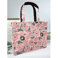 ราคา กระเป๋าผ้าเคลือบกันน้ำ A4 ทรงนอน มีกระเป๋าด้านหน้าใส่ ถุงช้อปปิ้ง กระเป๋าถือ กระเป๋าถือหญิง (7919025502)