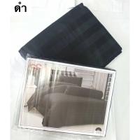 ราคา ผ้าปูที่นอนลายริ้ว ผ้าปูที่นอนโรงแรม ขนาด 3 5 ฟุตพร้อมปลอกหมอน (10397479296)