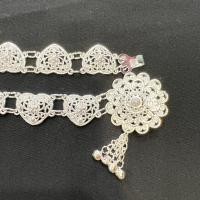 ราคา Accessories เครื่องประดับโบราณสีเงินโบราณเข็มขัดดอกไม้อีสานชุดล้านนาไทหัวเข็มขัดเงินเข็มขัดชุดไทย โบราณสีเงินสีเงินสีเงิน (20642829408)