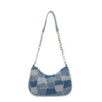 ราคา XIMESHAO เล็กๆน้อยๆ กระเป๋าสะพายพาดลำตัวผ้ายีนส์ลายสก๊อต เช็คแล้ว ไหล่เดียว กระเป๋าสะพายไหล่สายโซ่ แฟชั่นสำหรับผู้หญิง ซิปมีซิป ถุงใต้วงแขน สำหรับผู้หญิง (21672188526)