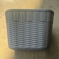 ราคา ตะกร้าจักรยาน แข็งแรง เหล็กชุบสีดำกันสนิม และพลาสติก สำหรับจักรยานและมอเตอร์ไซด์ (21468045906)