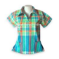 ราคา เสื้อผ้าขาวม้า คอปก (16759157498)