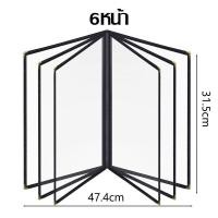ราคา ส่งของในไทย แฟ้มเมนูอาหาร เมนูอาหาร ขนาด A4 มี5ขนาดให้เลือก หนังสือสูตรอาหารร้านอาหาร 12 แผ่น ใส่เมนูได้หน้า หลัง แฟ้มใส่เมนู แฟ้มโชว์เมนู แฟ้มเมนู ปกพลาสติกใสอย่างดี เมนูโปร่งใส เมนูอาหารตามสั่ง ขอบเ