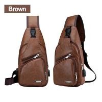 ราคา กระเป๋าสะพายข้างผู้ชาย กระเป๋าคาดหน้าอกผู้ชาย กระเป๋าแฟชั่น Mens sports durable multi function outdoor casual fashion chest bag SP511 (21650007111)