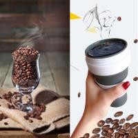ราคา แก้วกาแฟซิลิโคนพับเก็บได้พร้อมหลอด แก้วน้ำพับได้ แก้วซิลิโคนพับได้ แก้วพกพา ขนาด 16oz แก้วน้ำพลาสติก แก้วน้ำพกพา แก้ว (1205886224)
