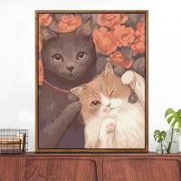 ราคา Nanafine Thai Shipping 30 40 ซม DIY ภาพวาดสีน้ำมันดิจิตอลมือวาดภูมิทัศน์ภาพวาดพระอาทิตย์ตกดอกกุหลาบภาพวาดตกแต่ง (21517222049)