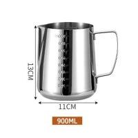 ราคา K Discount เหยือกสแตนเลส เหยือกตีฟองนม ที่ตีฟองนม แก้วพิชเชอร์ เหยือกชงชา กาแฟ เหยือกตีฟองนม แบบสแตนเลส สำหรับชงกาแฟ สีเงิน 350ml 600ml 1000ml (21381215175)