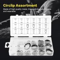 ราคา ราคาถูก 150pcs Snap Retaining Ring Circlip Assortment Set 3mm 32mm 18 Sizes with Box (9541628653)