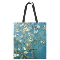 ราคา 2023 New Van Gogh Starry Sky Oil Painting Tote Bag Lady Canvas Bag Beach Bag All match handbag High capacity (11783367706)