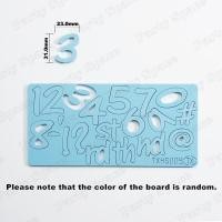 ราคา เค้กอะคริลิคแสตมป์ตัวอักษรตัวเลข Fondant เครื่องมือและตัดตัวอักษรสำหรับเค้กลายนูน S ขนาด 9 18 (10073365701)