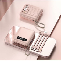ราคา 10000mAh power bank mini fast charging LED digital display portable dual port input and output power bank (21425169758)