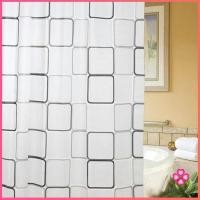ราคา Missyou ม่านกั้นห้องน้ำ ม่านกันน้ำ ม่านพลาสติก shower curtain (14517727238)