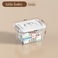 ราคา SUNOOM กล่องเก็บของ กล่องพลาสติก ความจุสูง กล่องอเนกประสงค์ PP ฝาสไลด์ แบบพลิกได้ (21350201289)