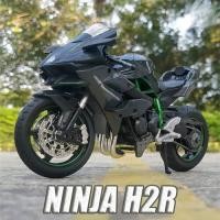 ราคา KAWASAKI H2R รถจักรยานยนต์หุ่นอัลลอย Diecast ของเล่นโมเดล (21494127755)