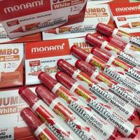 ราคา ปากกาไวท์บอร์ด จัมโบ้ Monami Jumbo whiteboard marker มี 4 สี น้ำเงิน ดำ แดง เขียว กล่อง 12 ด้าม (16510172100)