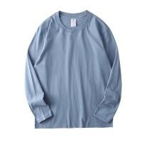 ราคา Hanlu เสื้อยืดแขนยาว เสื้อยืดผู้ชายคอกลมแขนยาวเรียบง่ายสีทึบผ้าฝ้ายคอกลมบางคอกลมแขนยาวยาวถึงก้น (20360168598)