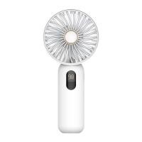 ราคา Small fan mini fan portable fan fourth gear USB cooling artifact digital display fan (21572490887)