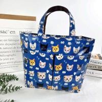 ราคา กระเป๋าผู้หญิง กระเป๋าผ้าเคลือบทรงมน กว้าง 14 สูง10 หนา 4 ใส่ A4 ได้ ถุงช้อปปิ้ง กระเป๋าถือผู้หญิง กระเป๋าถือ (19609707773)