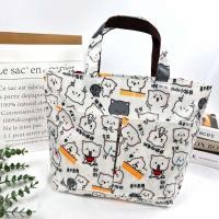 ราคา กระเป๋าผู้หญิง กระเป๋าผ้าเคลือบทรงมน กว้าง 14 สูง10 หนา 4 ใส่ A4 ได้ ถุงช้อปปิ้ง กระเป๋าถือผู้หญิง กระเป๋าถือ (1742712453)
