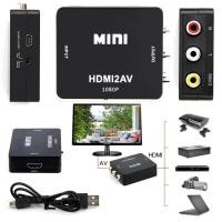 ราคา Mini ตัวแปลงสัญญาณ HDMI to AV Converter HD 1080P HDMI2AV Video Converter Box HDMI to RCA AV CVSB (565190466)