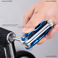 ราคา mishun318862 ชุดประแจหกเหลี่ยมพับได้แบบพกพาเครื่องมือซ่อมประแจไขควงหัวหกเหลี่ยม (21339685013)