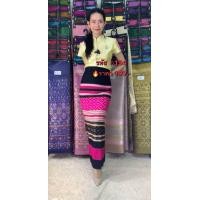 ราคา ผ้าถุง ทอลาย ผ้าไหมไทย ล้านนา ผ้าฝ้าย ผ้าไทย ผ้าไหม ทอลาย (11973198655)