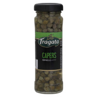 ราคา ฟรากาตา เคเปอร์ในน้ำเกลือ 99 กรัม Capers in Brine 99g Fragata brand (21542596201)