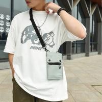 ราคา tokyosellectedshop T1773 กระเป๋าสะพายข้างผ้าไนล่อน ใส่โทรศัพท์ได้มีหลายช่อง สายคล้องเป็นเหล็ก (14132269804)