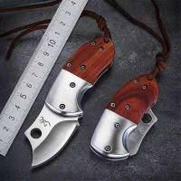 ราคา BROWNING มีดพก มีดเล็ก มีดพับ มีดแคมป์ปิ้ง ขนาด 12cm มีดเดินป่า ด้ามจับไม้ มีดพกพา สแตนเลส (17254030342)