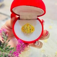 ราคา แหวนสแตนเลส ท้าวเวสสุวรรณฉลุ 3D สีทอง ขนาดฟรีไซส์ ปรับขนาดได้ SW35120 (21506531986)