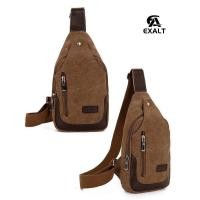 ราคา กระเป๋าคาดอก F161 กระเป๋าผู้ชาย กระเป๋าสะพายข้าง ผ้าแคนวาส แฟชั่น Fashion bag คุณภาพดี (21432212204)