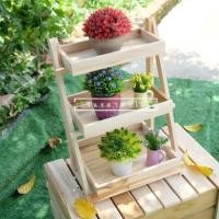 ราคา ชั้นวาง ชั้นวางของ3ชั้น พับได้ ไม้สักแท้ รินรดาค้าไม้ (9879191008)