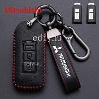 ราคา LAIFU Mitsubishi Outlander ปลอกหนังที่ใส่กุญแจสำหรับรถยนต์เคสปลอกกุญแจรีโมทรถยนต์ลายหนังสำหรับ Mitsubishi Pajero Outlander ASX Eclipse Cross Montero Xpander RVR รีโมทพวงกุญแจห้อย (19914625494)