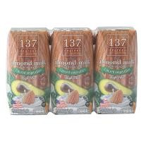 ราคา 137 ดีกรี นมอัลมอนด์ สูตรอโวคาโด ผสมผักรวม 180 มล แพ็ค 3 (11108996964)