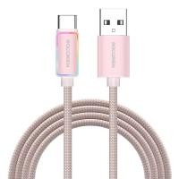ราคา Rocoren ไฟ LED ชนิด C USB ชาร์จเร็ว Samsung Xiaomi Huawei สายสำหรับข้อมูล (21563813113)