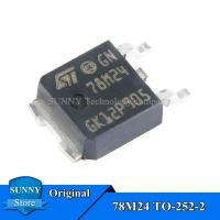 ราคา 10Pcs Original 78M24 TO 252 2 L78M24CDT TO252 2 0 5A 24V Linear Regulator IC ใหม่ (19457638186)