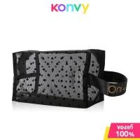 ราคา Oni Oversize Square Mesh Cosmetic Bag Black Mesh Black Heart กระเป๋าเครื่องสำอางแบบตาข่ายโปร่งใส ทรงสี่เหลี่ยม สีดำ ดีไซน์หัวใจสีดำ (18015598459)