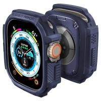 ราคา Spigen เคสสำหรับ Apple Watch ซิลิโคนคาร์บอนไฟเบอร์44มม Ultra2พิเศษ49มม 45มม 41มม ฝาครอบป้องกัน TPU แบบด้านสำหรับ IWatch Series 9 8 7 6 5 4 3 2 1 (21193407497)