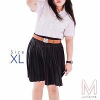 ราคา Maneenush กระโปรงพลีท สีดำ ยาว 22 28 ไม่มีกระเป๋า Free Size XL จีบเล็ก ทวิส (10647850004)