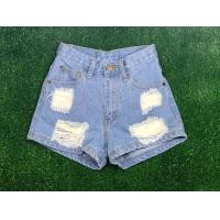 ราคา กางเกงขาสั้นยีนส์มี5สี HOT Item (2609156553)