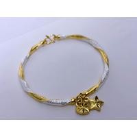 ราคา กำไล 2 กษัตริย์ 095 A กำไลทองชุบ กำไลทองไมครอน กำไลจี้หัวใจดาว เส้นรอบวง 7 นิ้ว น่ารักมาก (21177480113)