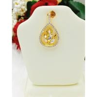 ราคา jewery33 M74 สร้อยคอสามกษัตริย์ พร้อมจี้ จี้พระพิฆเนศ รอบเพชรทรงหยดน้ำ งานสวย สร้อยยาว 18นิ้ว ไม่แพ้ ไม่คัน (18142074003)