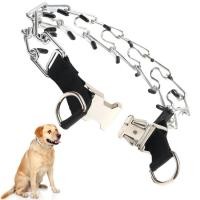 ราคา Dog Collar Chain Choke Collar For Dogs with Quick Release Metal Buckle Dog Pinch Training Collar Dog Chain For Small Medium Large Dogs Dog Training portable (20619051881)